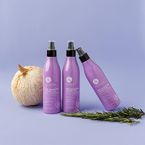 Luseta Leave In Conditioner For Curly With Coconut Oil Promotes Shining, Bouncy, Frizz-Free, Sulfate Free Paraben Free 8.5Fl Oz #TOP5