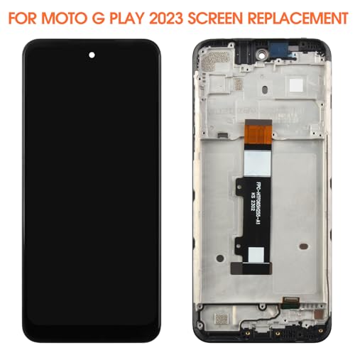 Image of for Moto G Play 2023 Screen Replacement G Play 2023 Display XT2271 LCD Digitizer XT2271-5 LCD Touch Screen Assembly Repair Parts with Frame(not for G Play 2021)
