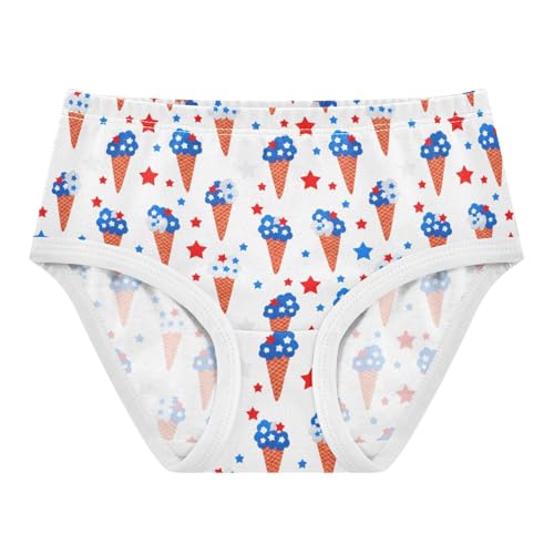 Girls' Underwear Summer American Ice Cream Star Toddle Brief Panties 2302990