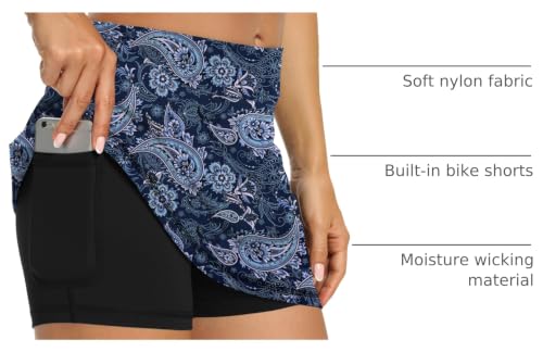Image of LouKeith Tennis Skirts for Women Golf Athletic Activewear Skorts Mini Summer Workout Running Shorts with Pockets