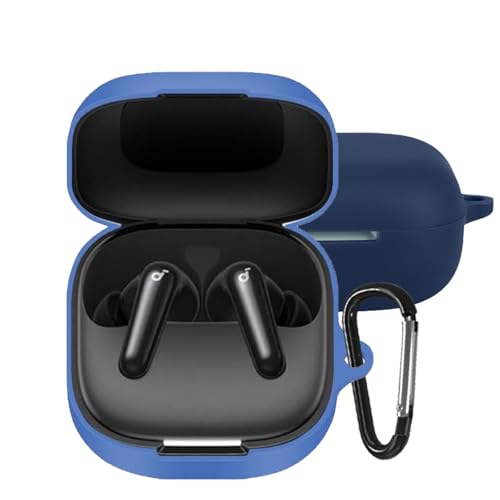 YAODLE For Anker Soundcore P31i �P�[�X P31i �ی�P�[�X �V���R�� �����[�d�\ �S�ʕی� �����h�~ �L�Y�h�~ �ϏՌ� �h�o �y�� ���[ �J���r�i�t��(�u���[)