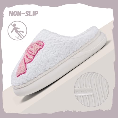 Image of IceUnicorn Kids Slippers Boys Girls Warm Winter House Slippers Big Little Kids Non-Slip Soft Plush Memory Foam Home Shoes for Indoor Outdoor
