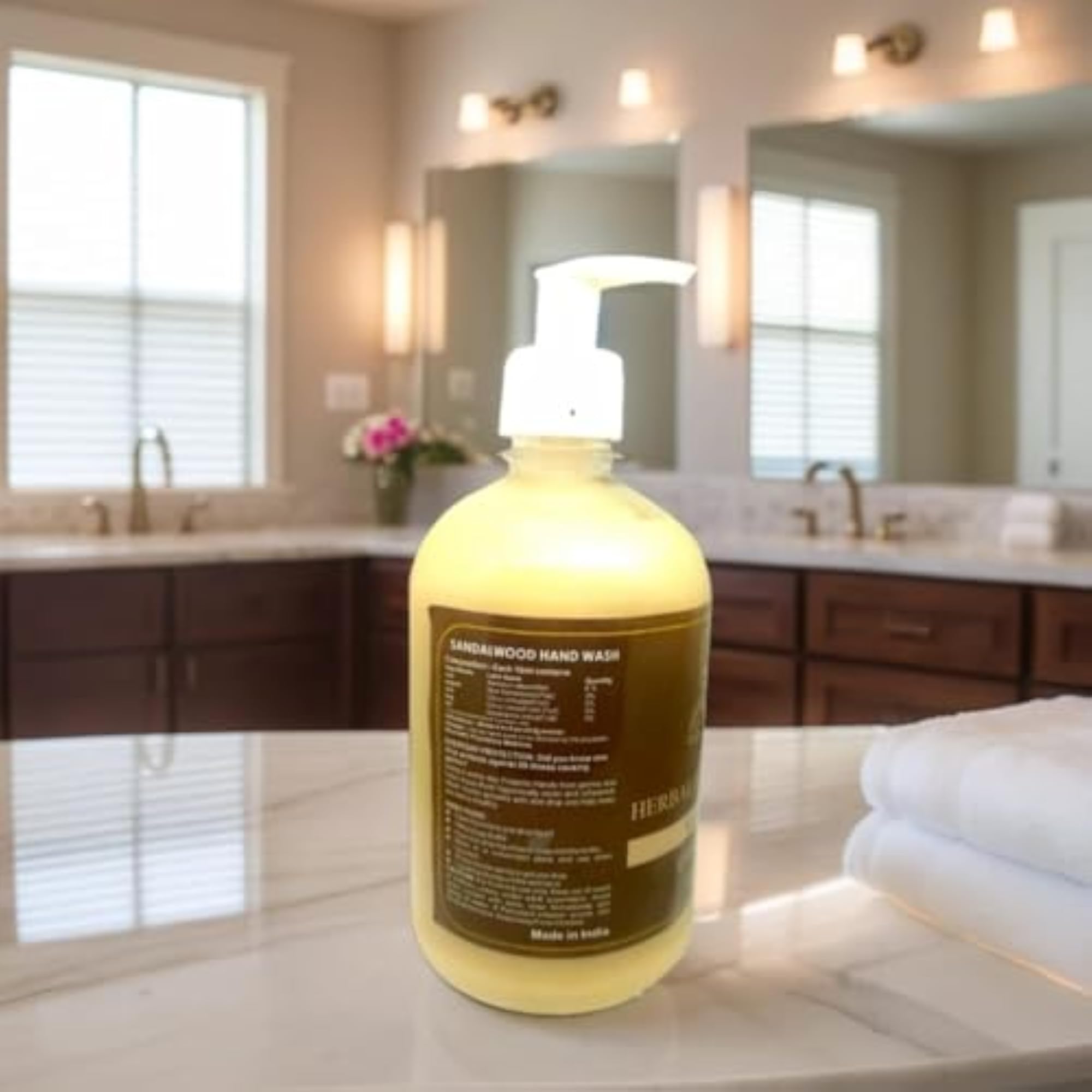 Herbal Aloe Vera & Sandalwood Hand Wash, 1000ml