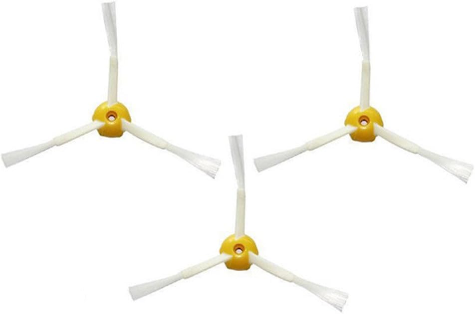 Side Brush 3-Armed for iRobot Roomba 500 600 700 Series 550 560 630 650 Replacement Parts Vacuum Cleaner Accessories - 3 Pack