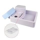 ELEOPTION Pack of 4PCS Replacement Foam Filter For1.8L Large Capacity Automatic Pets Water Drinking Filter Fountain Bowl For Dogs Cars (4PCS Carbon Filter)