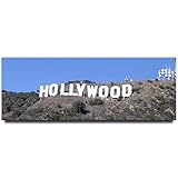 Hollywood Sign Panoramic Fridge Magnet Los Angeles Travel Souvenir