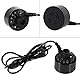 Hztyyier Nebelmaschine Ultraschall-Nebelmaschine 12 LED Aquarium Nebelmaschine für Teichfische Aquarium Dekoration
