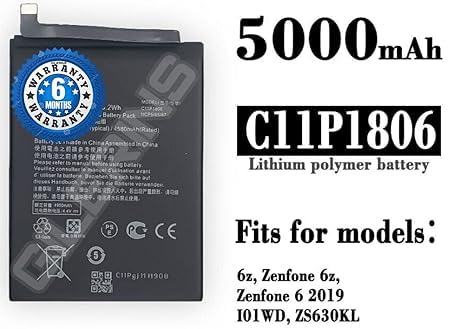 Image of Original C11P1806 Battery for ASUS 6Z ZS630KL-2A037WW Zenfone 6 ASUS I01WD, ZS630KL, I01WD Battery with 6 Month warrenty*** (B0028)