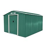 Charles Bentley 8x10ft Metal Shed