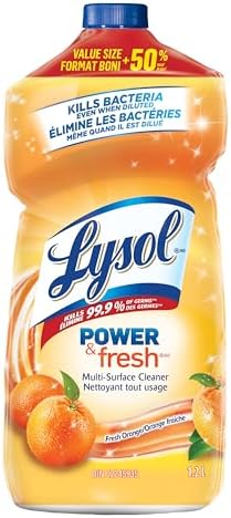 Lysol Power & Fresh Multi-Surface Cleaner, Pourable Disinfecting ...