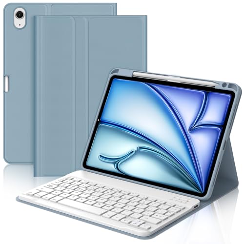 IVEOPPE Funda Teclado para iPad Air 11 Pulgadas M4 2026/M3 2025/M2 2024
