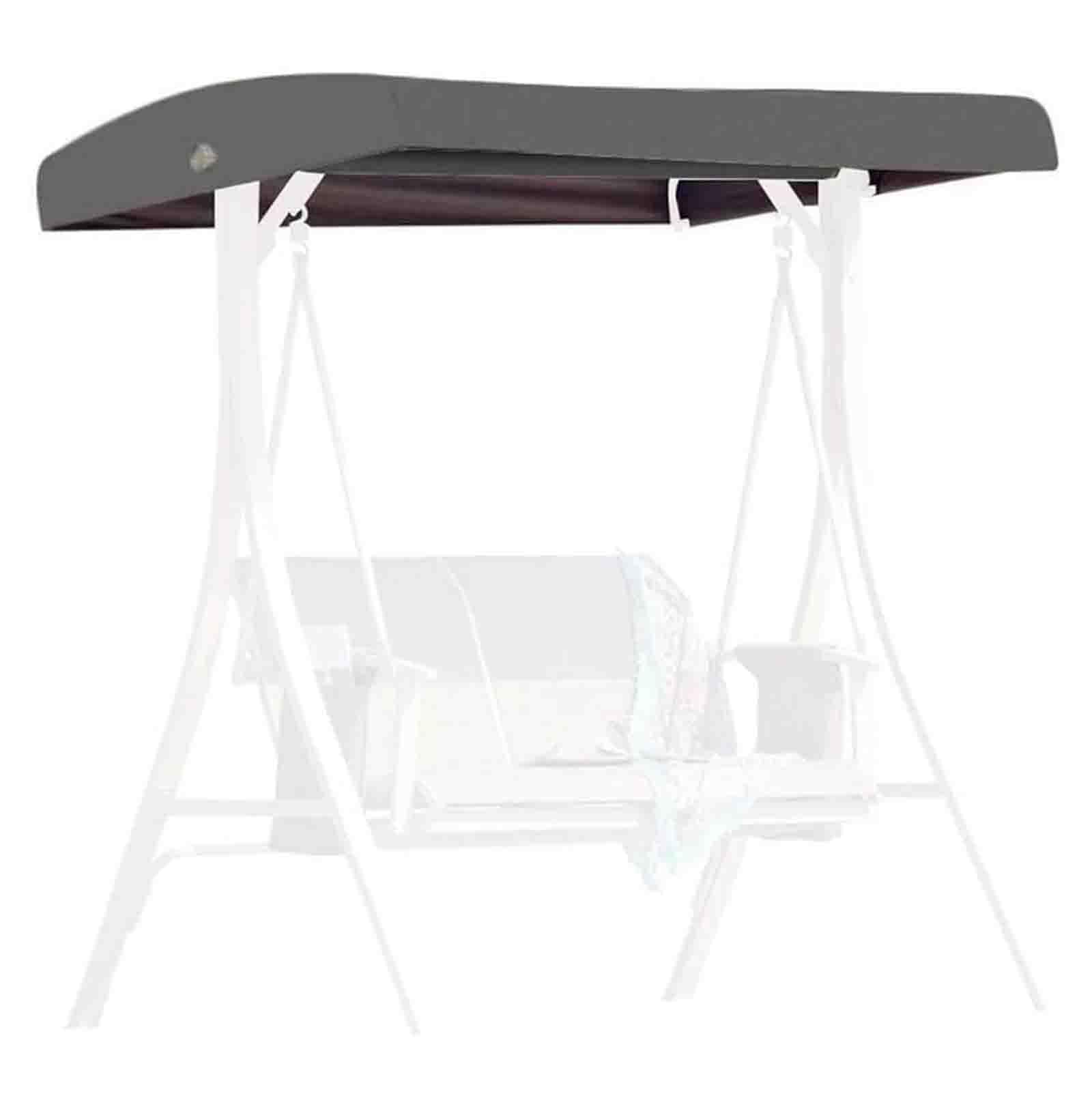 Replacement Roof for Swing, Waterproof 3 Seater Replacement Roof for Garden Swing Sun Canopy UV Protection for Swing/Patio/Balcony,004,191 * 120 * 18/23cm