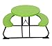 LIFETIME 60132 Children's Oval Picnic Table, Lime Green