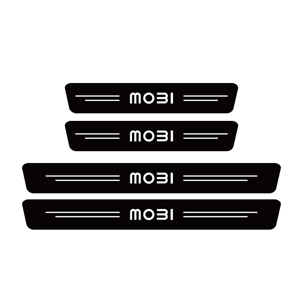 Sdyayfge Normal 4Pcs Kick Plates Car Door Sill Protector,For Fiat Mobi