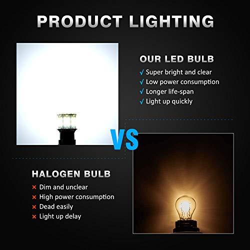 Acohuike 1156 1141 1003 7506 Ba15S Led Bulbs Super Bright 3014 50-Smd Led Replacement For 12 Volt Rv Camper Trailer Boat Trunk Interior Lights (White, 20) #TOP3