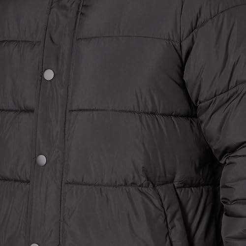 Amazon Essentials Men's Heavyweight Hooded Puffer Coat, Black, Large - image 6