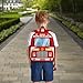 Fire Engine Toddler Backpack for Little Kids Water Resistance Kindergarten Preschool Bags Children Schoolbag Cute 3D Animal Cartoon Backpacks Gifts for Baby Boys Girls