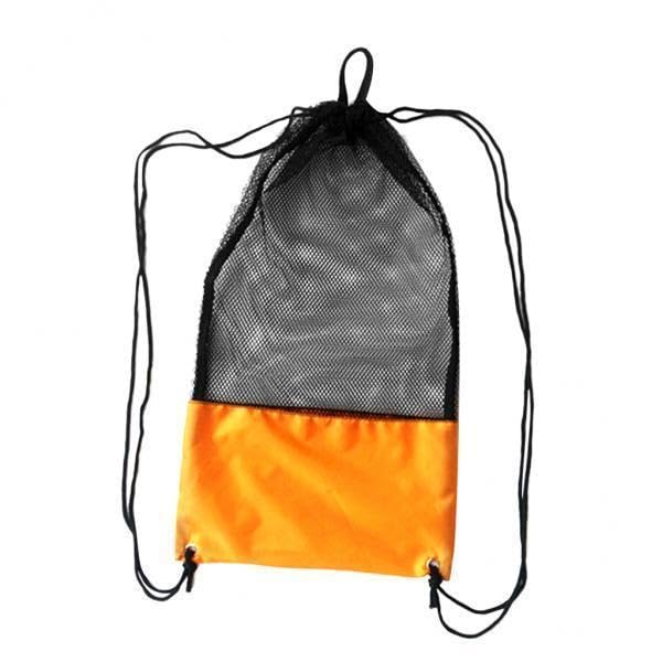 2xMesh Drawstring Bag for Snorkeling Scuba Diving Goggles Mask Orange-picture-24