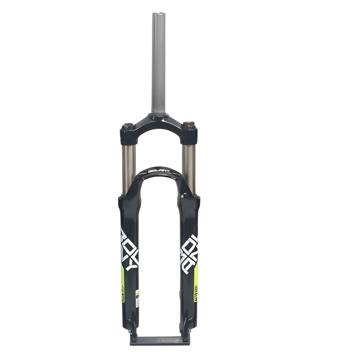 WIQUYBML 24inch Mountain Bikes Suspension Fork 1-1/8" Straight 100mm Travel Bike Front Forks Shock Absorber Disk Brake Quick Release 9mmMechanical Manual Lockout