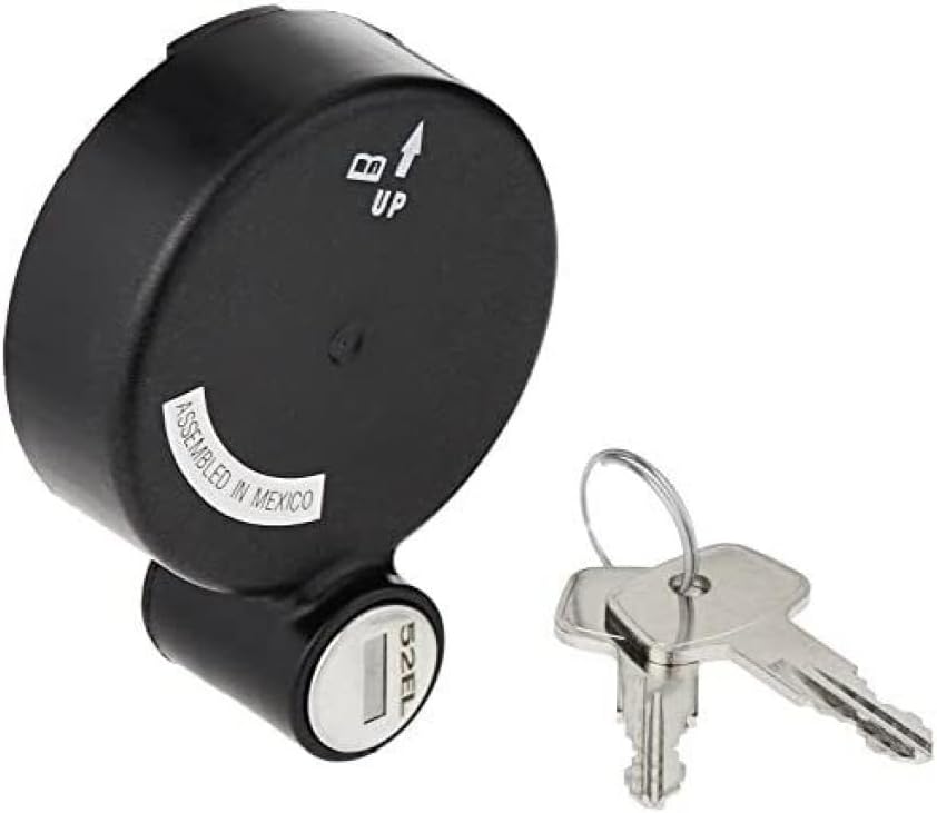KarParts360 For Chevy Silverado 1500/2500/3500 2018 2019 Fuel Tank Filler Locking Cap | Plastic | Black | Non-Vented | Lockable | 0.63 inches / 16 Millimeters Depth