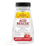 Country Life Acid Rescue Chewable Tablets, 90g Digestive Aid & Enzymes for Heartburn Relief, Acid Reducer with Magnesium & Calcium, Berry Flavor, 60 Count