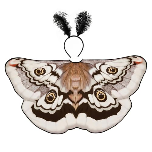 Costume de papillon de nuit pour adulte : un déguisement gris rapide