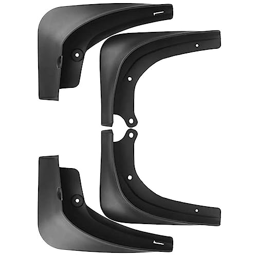 Image of Riloer Car Mud Flaps, 4PCS Front and Rear Side Splash Guards Winter Vehicle Sediment Protection, No Drilling Mudguards Fenders Compatible with Tesla Model 3 2016-2023