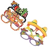 Lunettes en papier pour fêtes mexicaines – parfaites pour les fêtes traditionnelles, les soirées costumées, les bals de fin d'année, le quotidien et toutes les occasions où vous souhaitez ajouter une touche glamour à votre coiffure avec ces accessoires