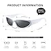 kimorn Y2K Wrap Around Polarized Sunglasses Womens men Swift Oval Fashion Sport Shades Sun Glasses K1273