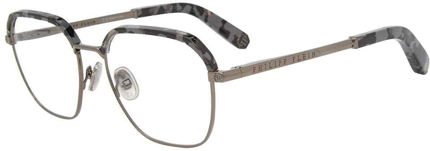 Lunettes de vue Philipp Plein homme stylées pour affirmer son look au bureau avec la monture 52