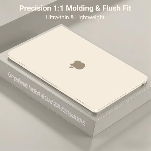Image of MOSISO Compatible with MacBook Air 15 inch Case M5 2026 M4 M3 M2 2025-2023