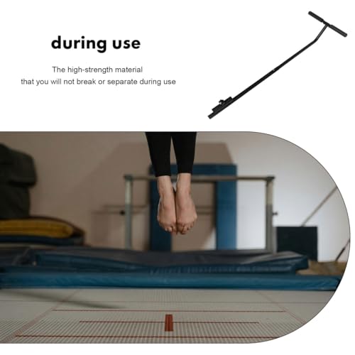 Toddmomy Barra De Manillar para Trampolín De Fitness De Acero Inoxidable Mini Mango Seguro para Niños Y Adultos 47.24X15.74X5.90 Pulgadas Accesorio De Estabilidad para Ejercicio - imagen 6
