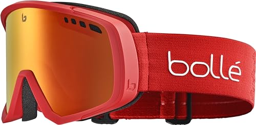 Gafas de ventisca bollé Mammoth en color Red Matte con lente Sunrise talla L para adulto unisex
