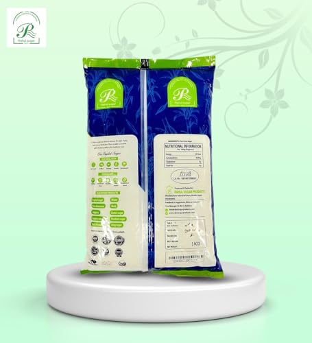 Image of Rahul Sugar Fine Sugar (Pack of 2) Pure and Natural Sweetener Chemical Free Sulphurless No Color, No Preservatives -2kg