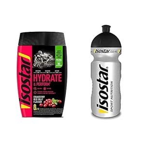 Isostar Hydrate & Perform Iso Drink – 400 g isotoondrankpoeder – elektrolytpoeder ter ondersteuning van de sportieve…