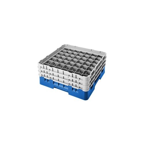 Camrack Glass Rack, W/3 Extenders, Full Size, 49 Compartments, 2-7/16'' Max. Dia., 6-7/8'' Max. (3 Pieces/Unit)