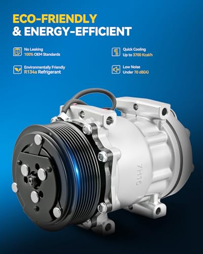 Image of PHILTOP 31991 Air Conditioner AC Compressor with Clutch for Dodge Ram 2500 1994-2005 5.9T,Ram 3500 1994-2005 5.9T