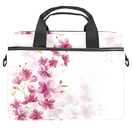 Sacoche ordinateur portable 13.3 anti-rayures sac à bandoulière fleurs de cerisier