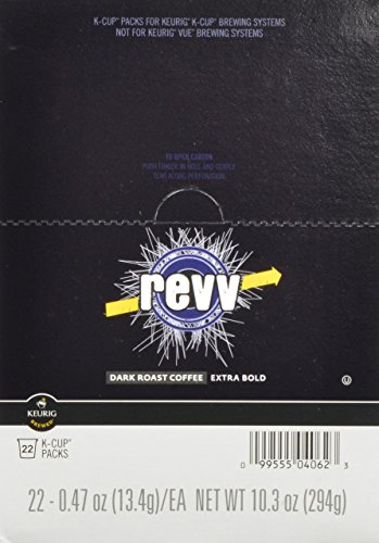 Revv K-Cup for Keurig Brewers, Dark Roast (Pack of 88)