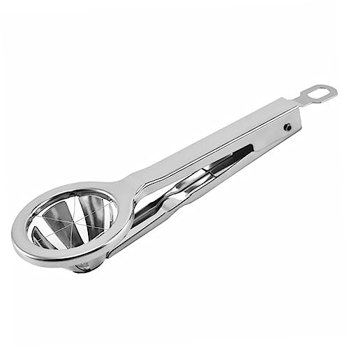 STOBAZA Stainless Steel Egg Slicer Handheld Easy to Clean for Cooking Egg Gadgets