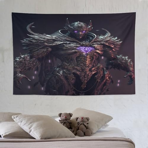 Tapisserie impression 3D cyborg PAZZK grand format 150x230cm tenture murale déco maison