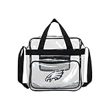 FOCO Philadelphia Eagles NFL Clear HIGH END Messenger Bag