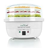 NutriChef Food Dehydrator Machine and Professional Electric Steamer, Cooker, Meat Preserver, Beef Jerky Maker, Fruit Dryer, Steams Rice and...