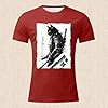 T Shirt Men's Summer Short Sleeve T-Shirt Lightweight Short Sleeve Shirt Casual Tops Leisure Soft Sports Streetwear T-Shirt Men Leisure Tops Men's T-Shirt, Brick Red, 3XL #2