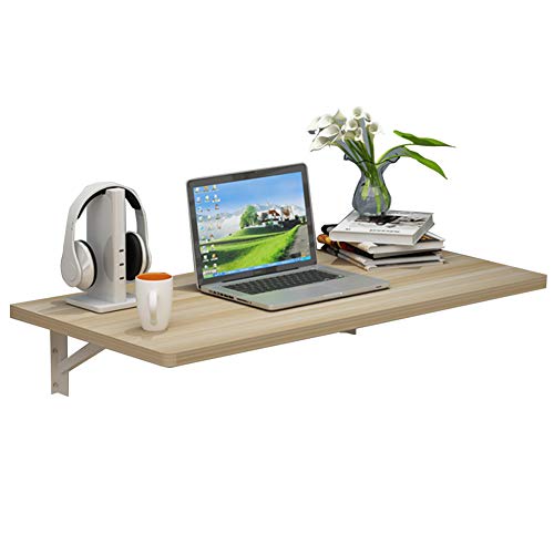 Bureau d'ordinateur mural rabattable et table à manger suspendue - 4