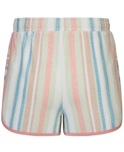 Image of Roxy Girls' French Terry Elastic Waist Shorts, Drawstring Closure, Soft & Comfortable Fit