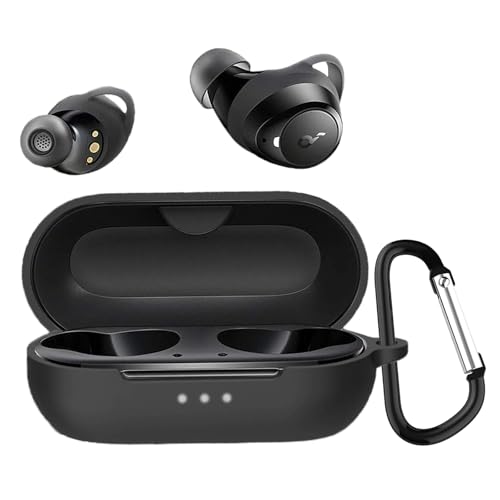 JXRICH For Anker Soundcore Liberty Neo 2 �P�[�X Anker Soundcore Liberty Neo 2�V���R���f�� �P�[�X �p �J�o�[ �����h�~ �L�Y�h�~ LED���C�g�������� �����[�d�\ �S�ʕی� �J���r�i