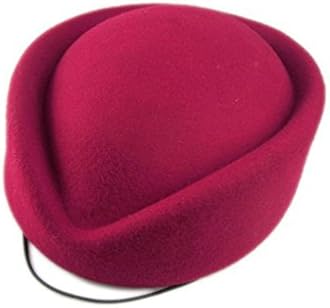 YING LANWool Cap Stewardess Pillbox Hat Teardrop Fascinator Base Sweet Design