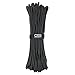 Golberg Premium Polyester Accessory Cord - USA Made Smooth Braid Minimal Stretch Rope - (25 Feet x 6mm, Black)