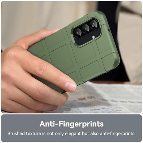 Coque Galaxy A26 TPU antichoc durable avec finition mate vert militaire - 3